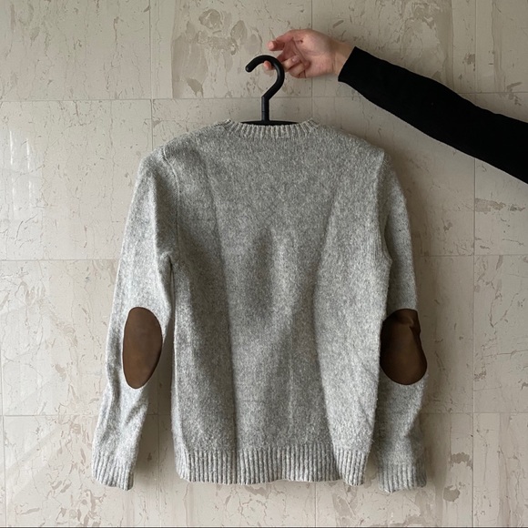 Rugby Ralph Lauren grey sweater with elbow patches - Picture 2 of 2